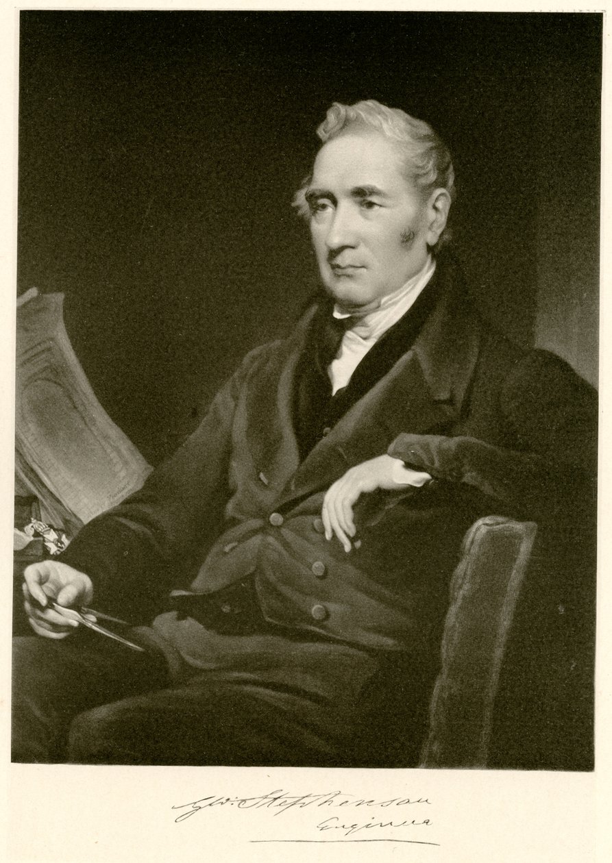 George Stephenson autorstwa German School