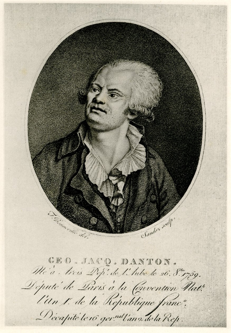 Georges Jacques Danton autorstwa German School