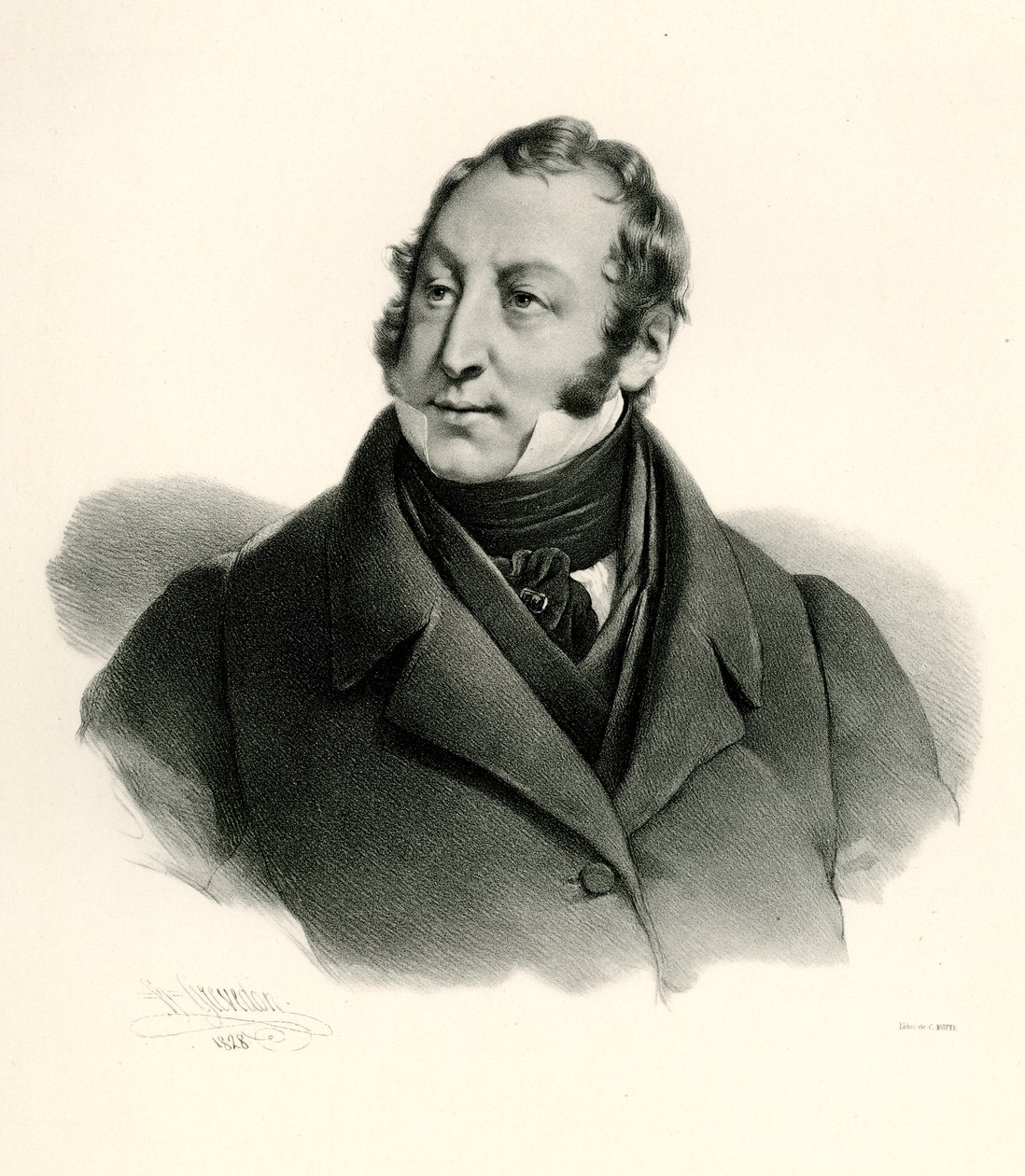 Gioachino Rossini autorstwa German School
