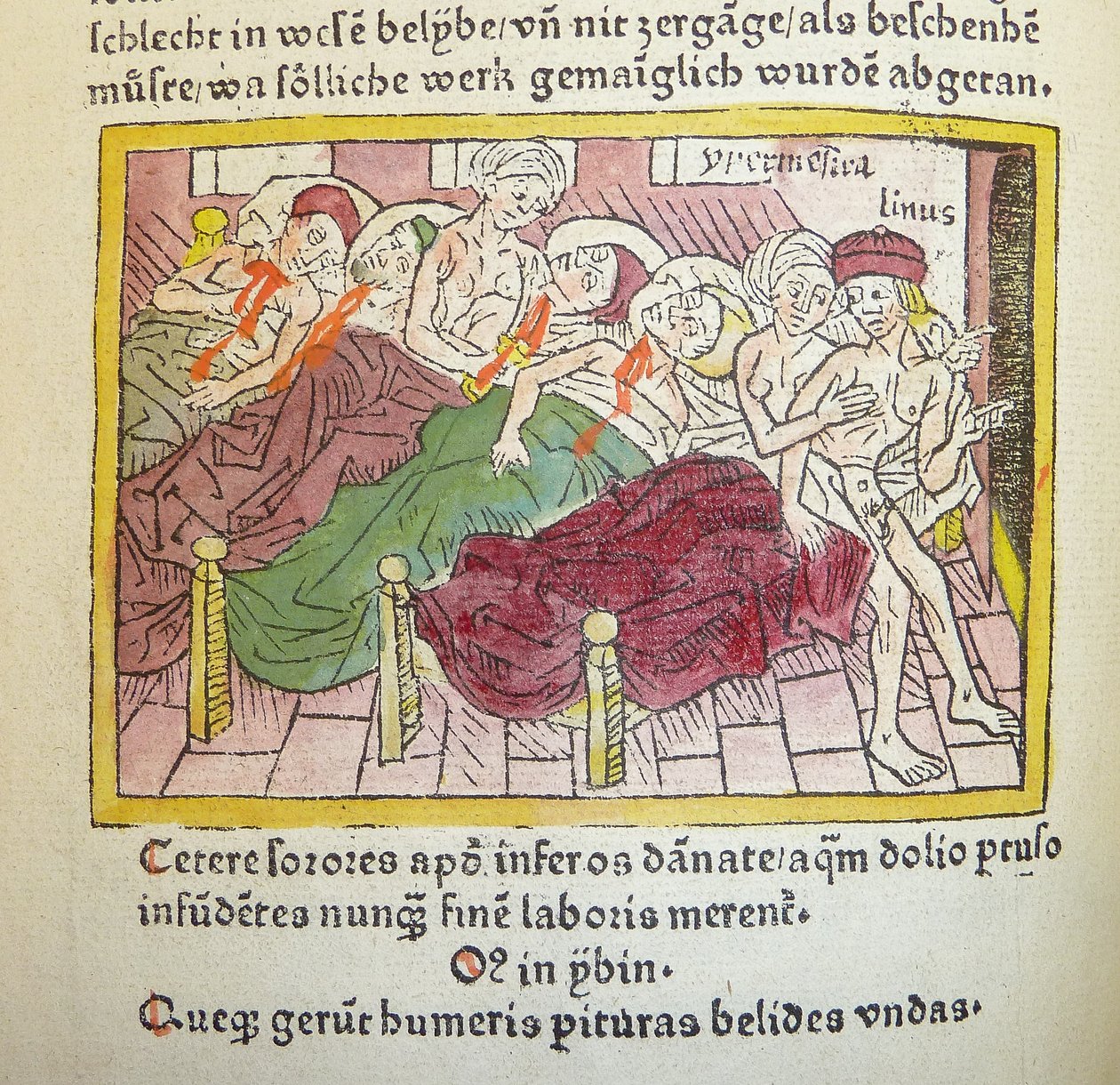 Hypermnestra, Lynceus autorstwa German School