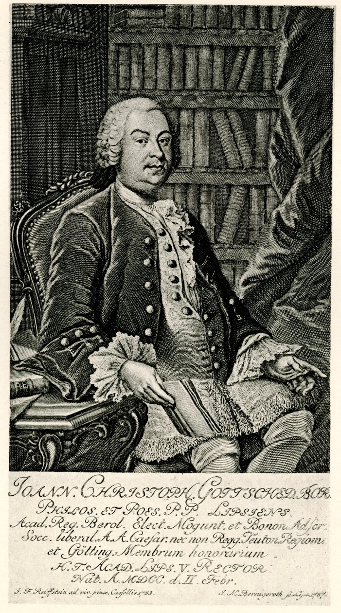 Johann Christoph Gottsched autorstwa German School