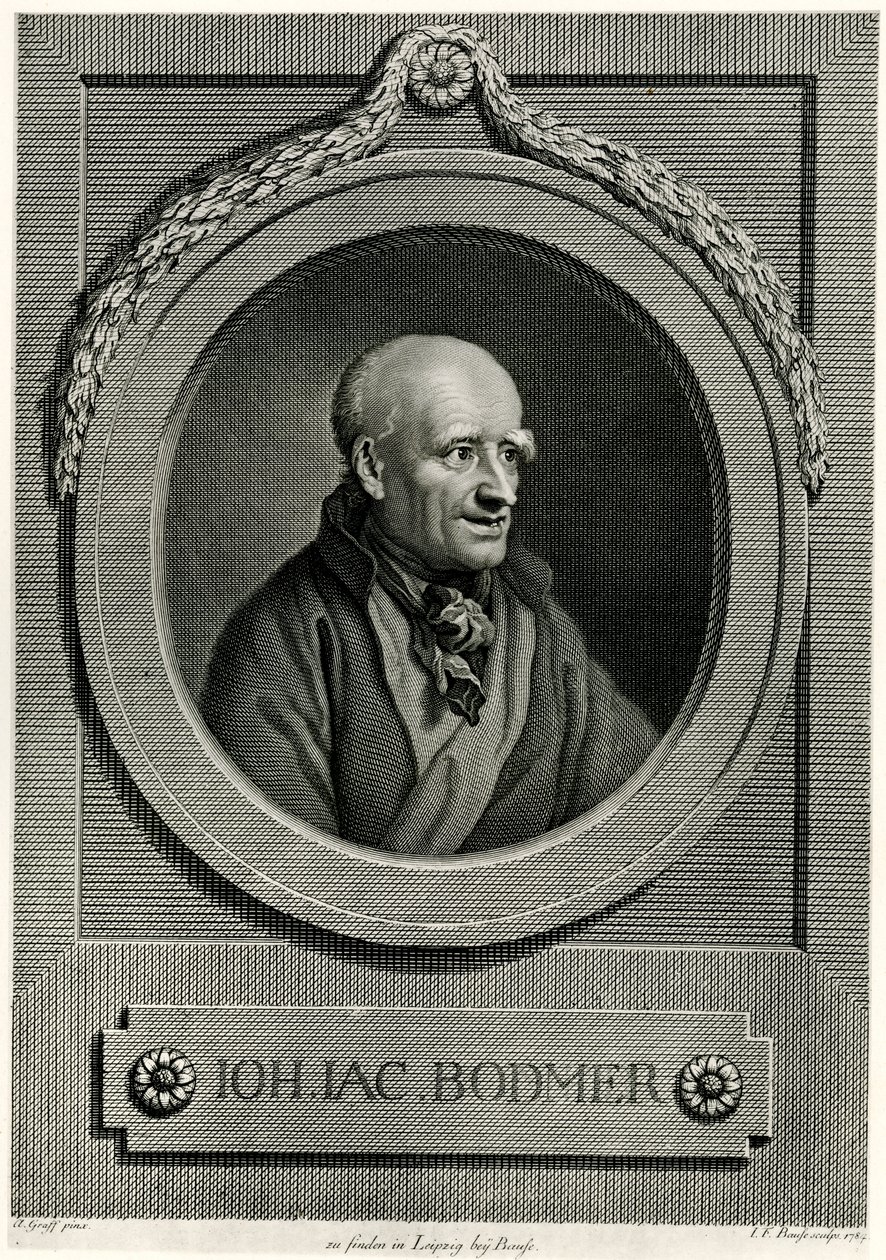 Johann Jacob Bodmer autorstwa German School