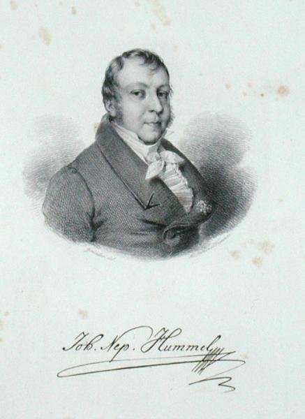 Johann Nepomuk Hummel (1778-1837) (grafika) autorstwa German School