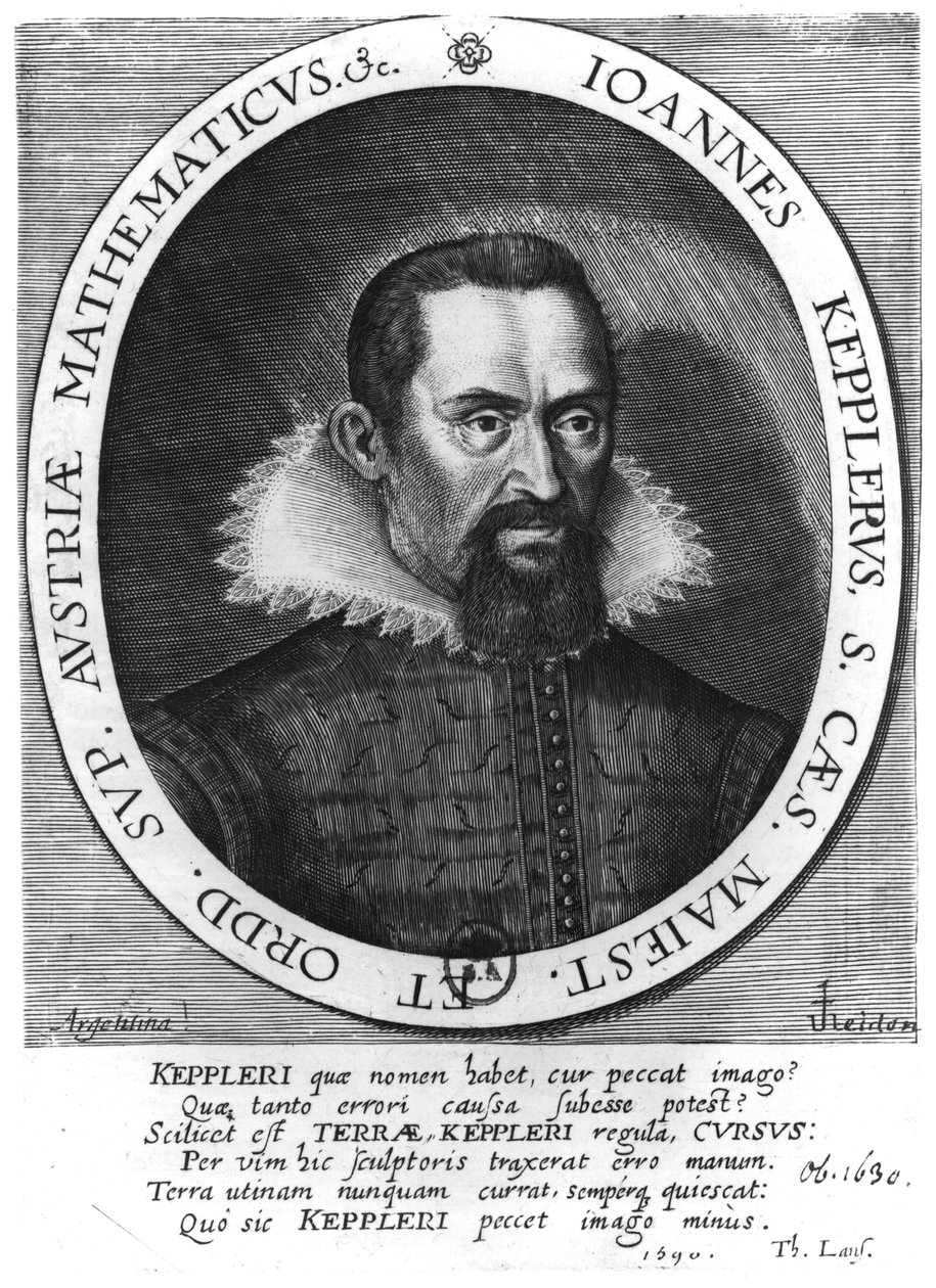 Johannes Kepler (1571-1630) 1590 autorstwa German School