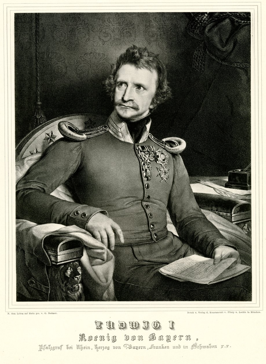 Ludwik I., 1884-90 autorstwa German School