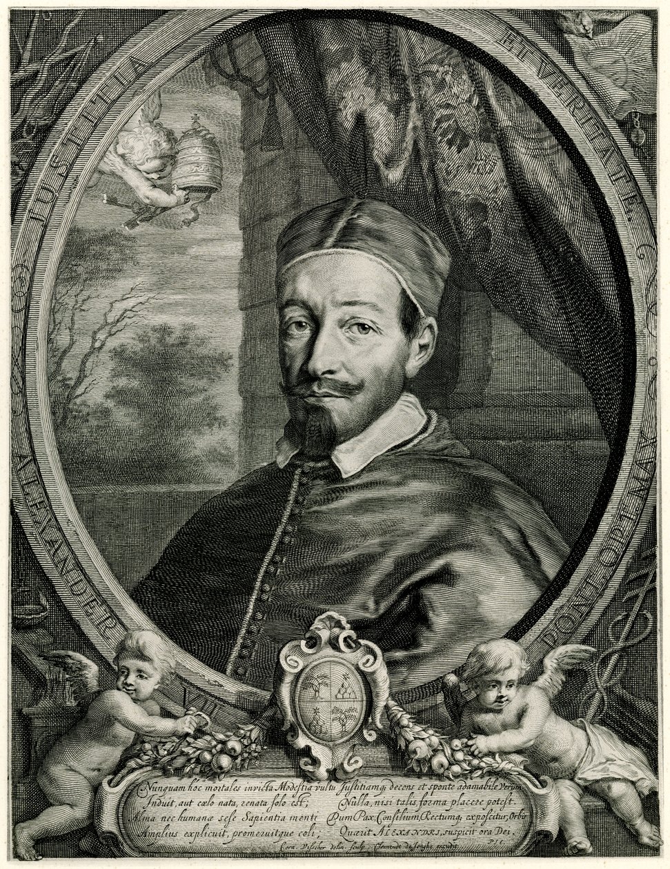 Papież Aleksander VII autorstwa German School