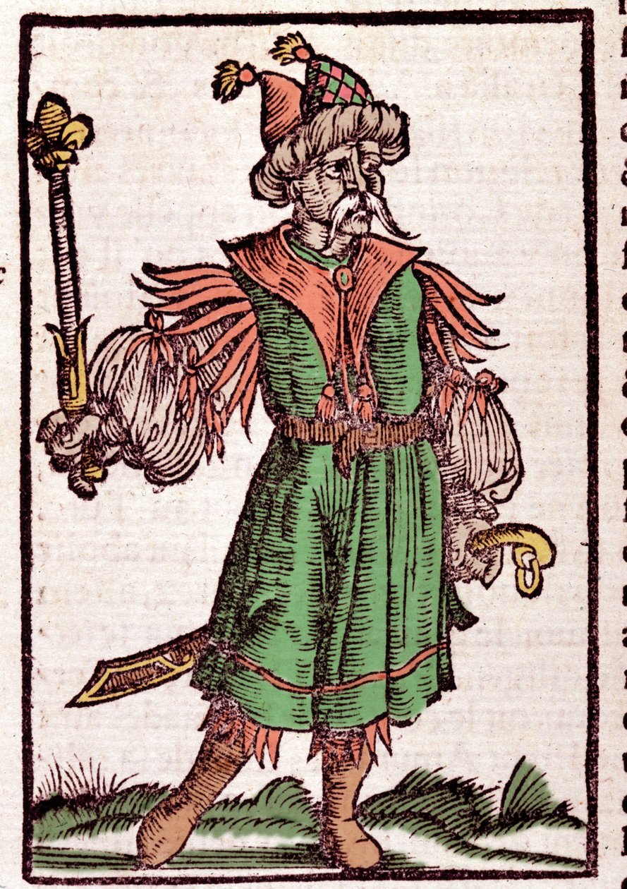 Portret Czyngis-chana (Temudjin .) autorstwa German School