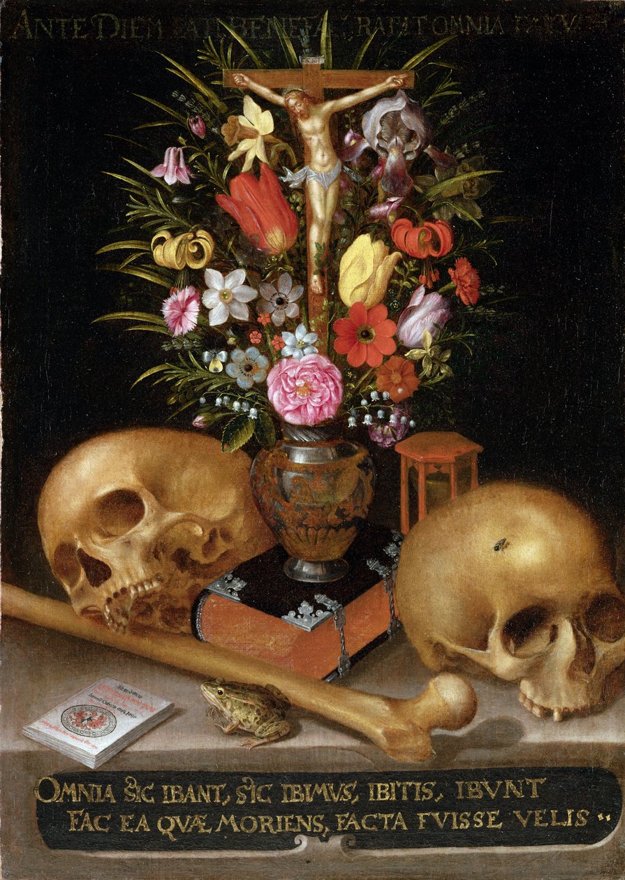 Vanitas martwa natura autorstwa German School