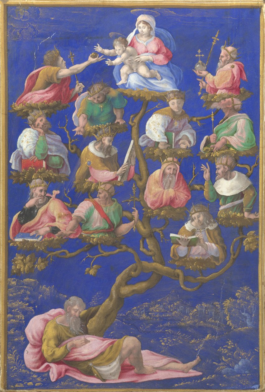 Drzewo Jessego, ok.1535 autorstwa Gerolamo Genga