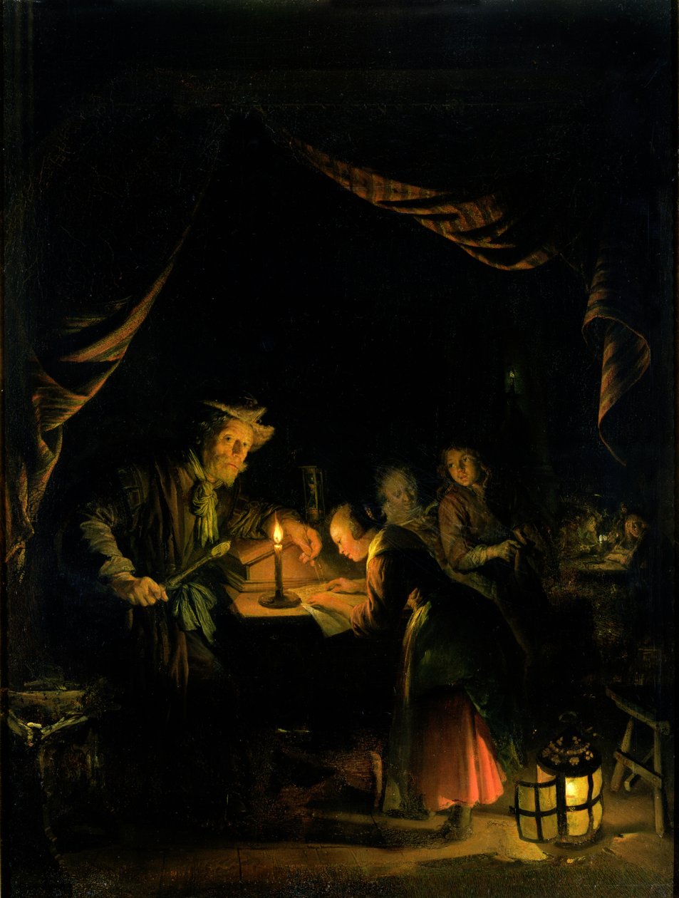 Mistrz Szkoły, 1660-65 autorstwa Gerrit Dou