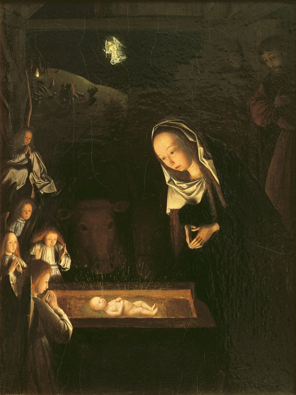 Szopka nocą autorstwa Gerrit tot Sint Jans
