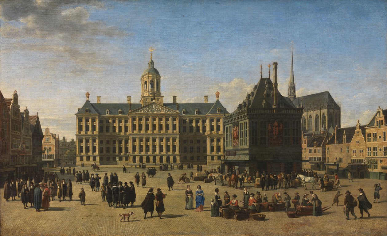 Tama, Amsterdam autorstwa Gerrit Adriaensz Berckheyde