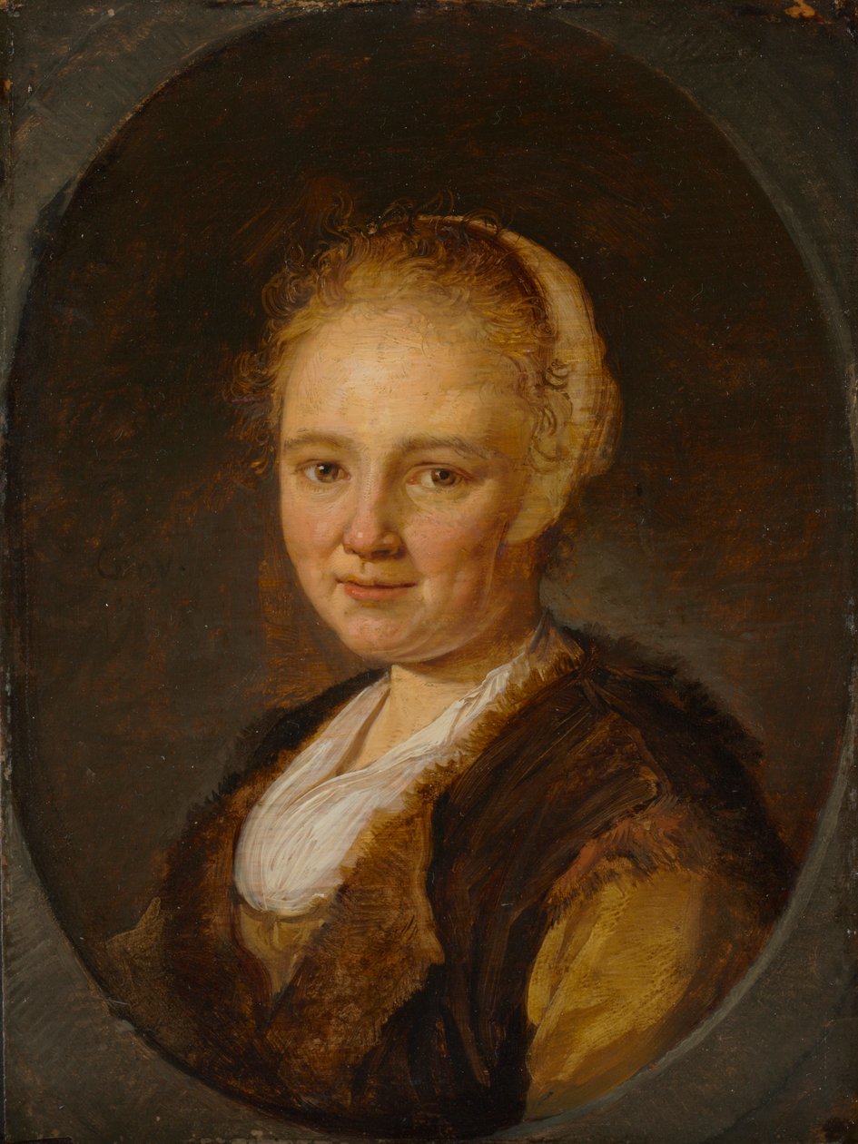 Młoda kobieta, 1640. autorstwa Gerrit Dou