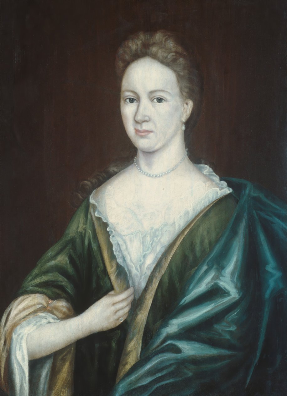 Pani Augustus Jay, ca. 1700. autorstwa Gerrit Duyckinck