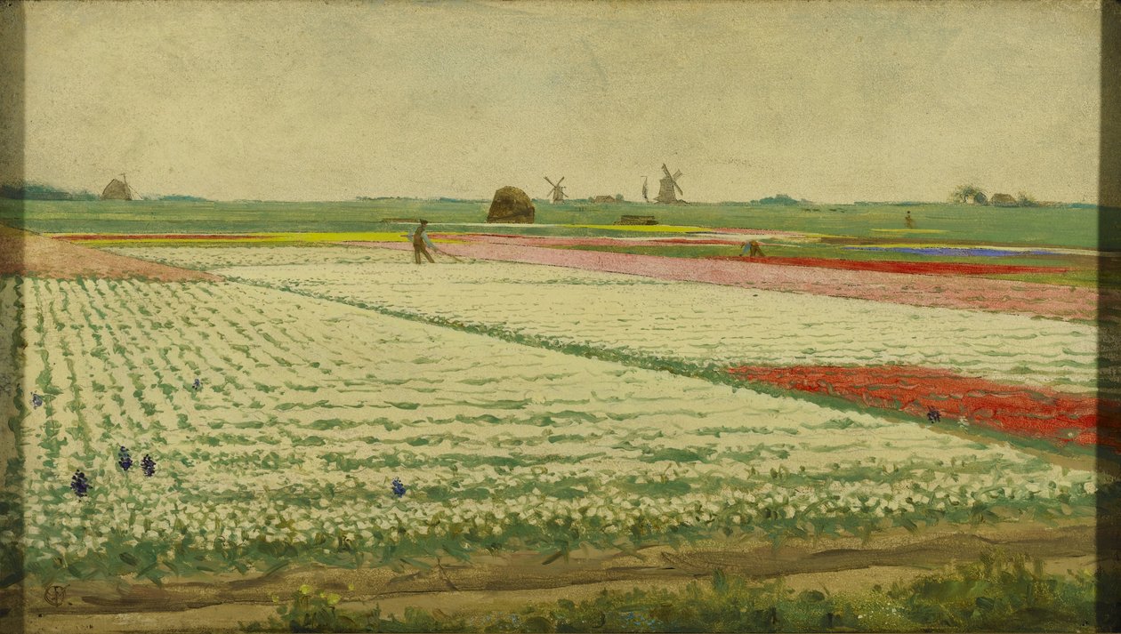 Pola tulipanów autorstwa Gerrit Willem Dijsselhof