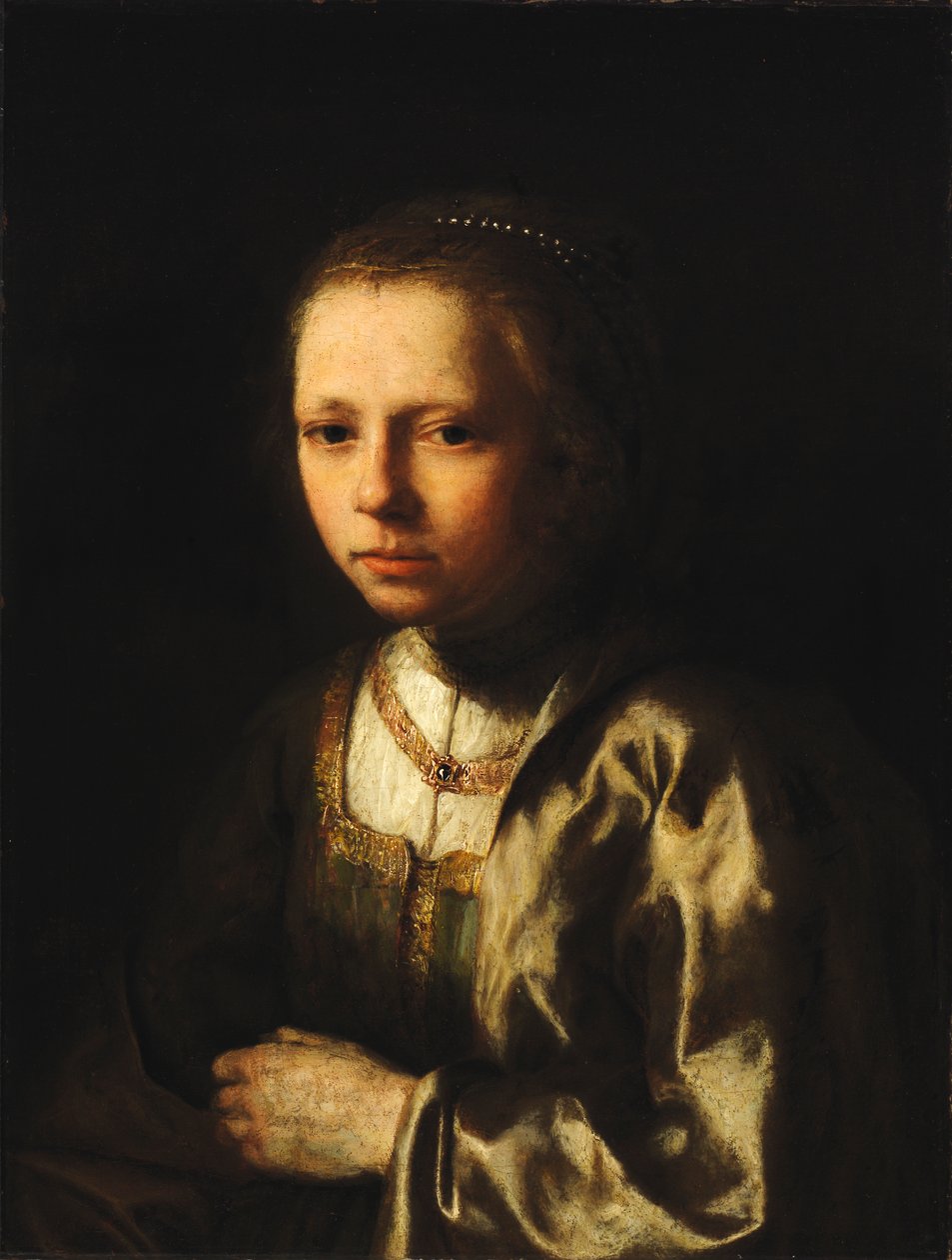 Młoda dziewczyna, XVII wiek. autorstwa Gerrit Willemsz Horst