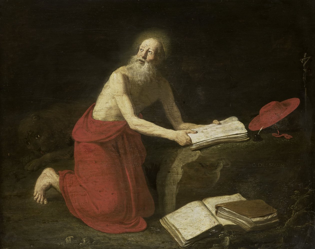 Św. Hieronim autorstwa Gerrit de Haen