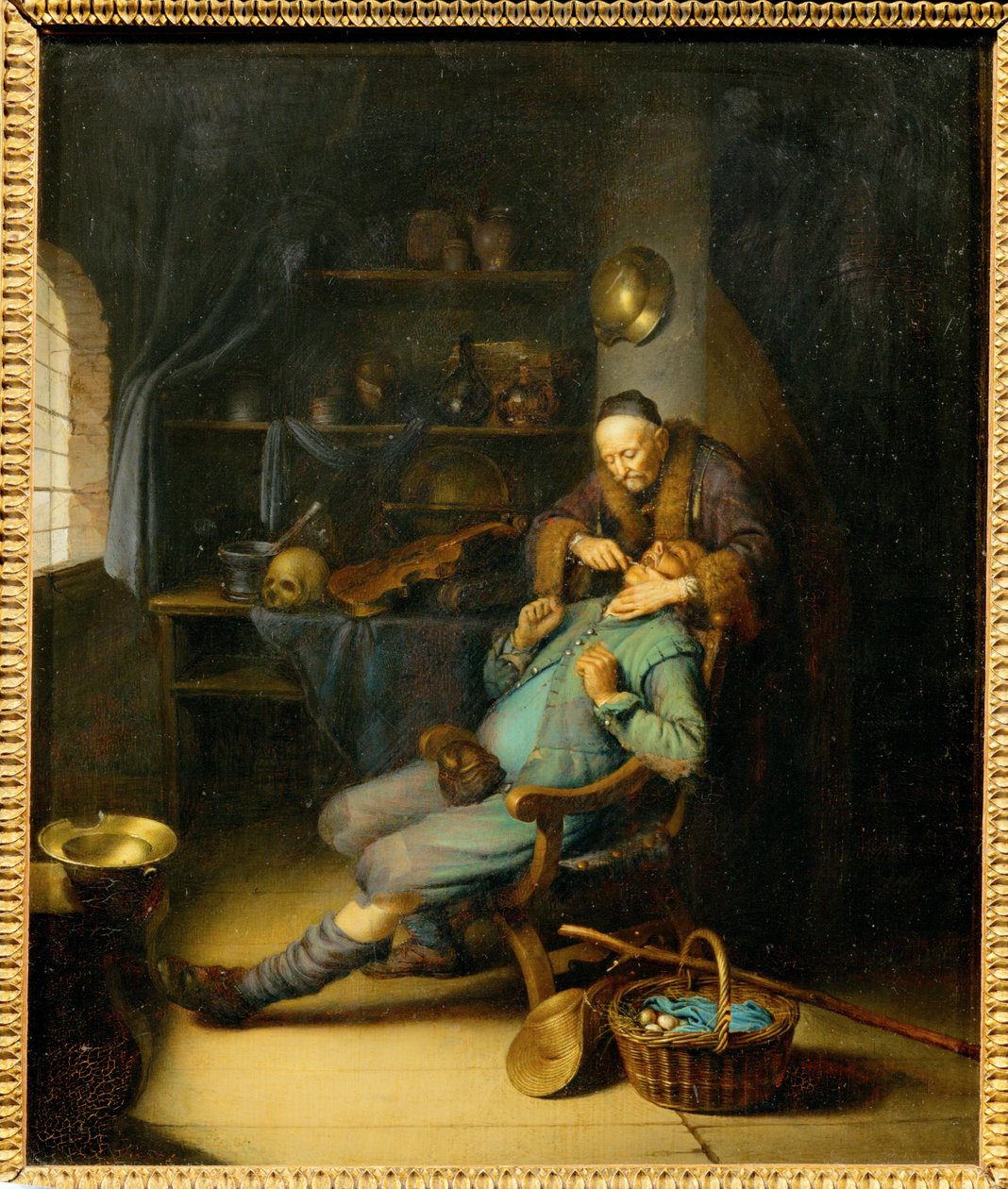 Dentysta ... autorstwa Gerrit or Gerard Dou