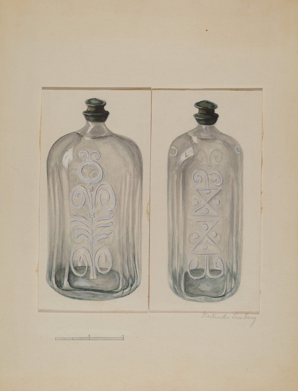 Butelka Serdeczna, ok. 1900 r. 1936. autorstwa Gertrude Lemberg