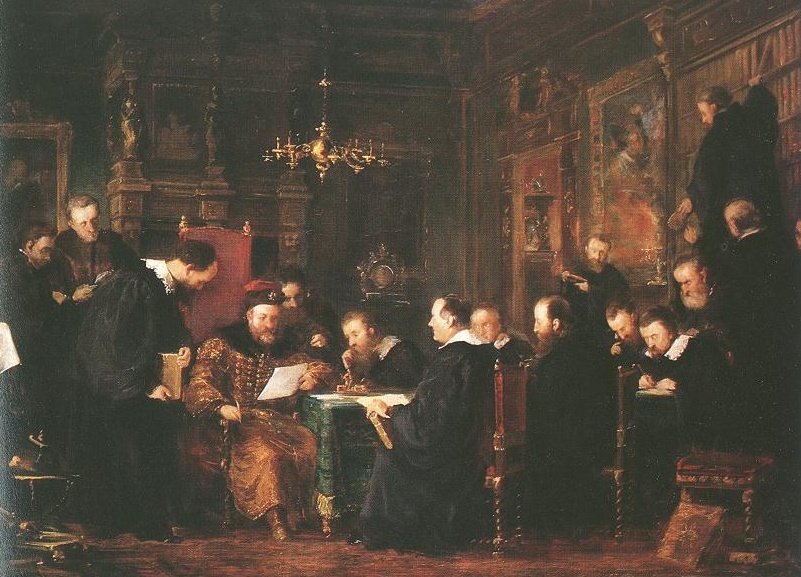 Gabor Bethlen wśród uczonych węgierskich: Bethlen wśród uczonych Gabor autorstwa Geza Dosa