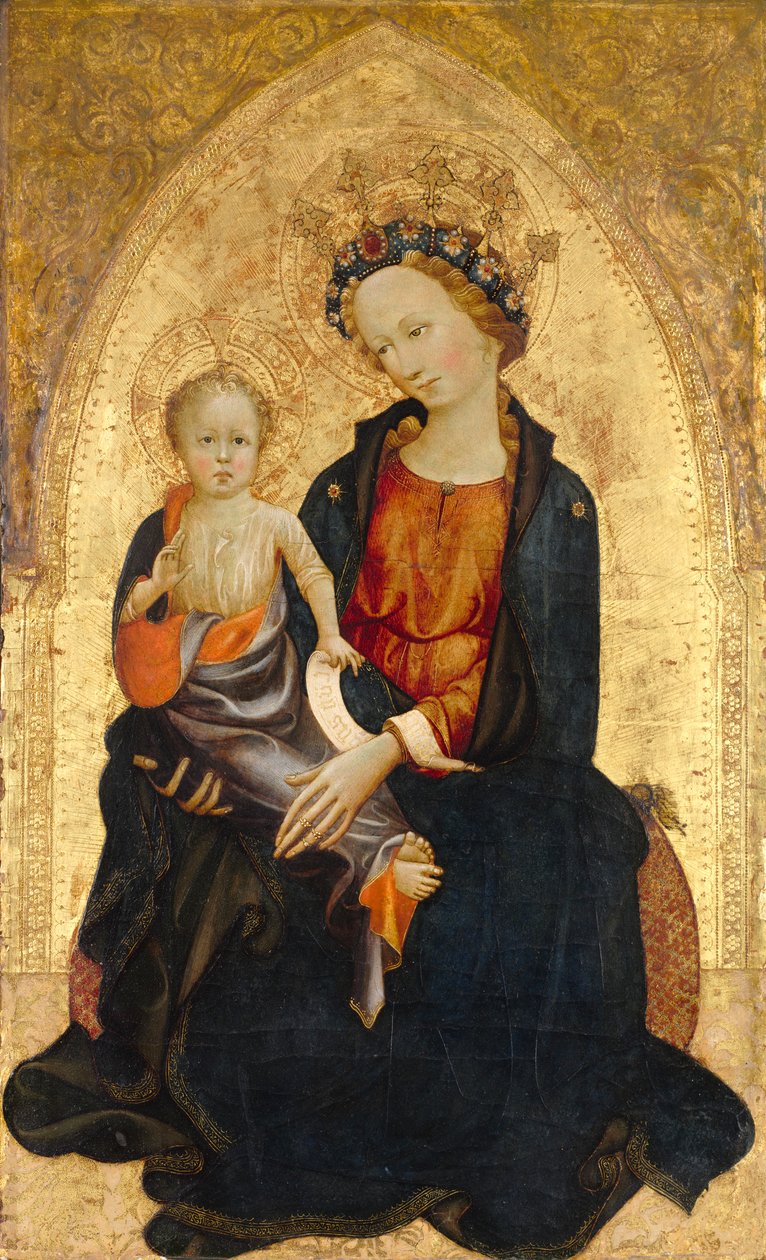 Madonna z Dzieciątkiem, ok. 1400. autorstwa Gherardo Starnina