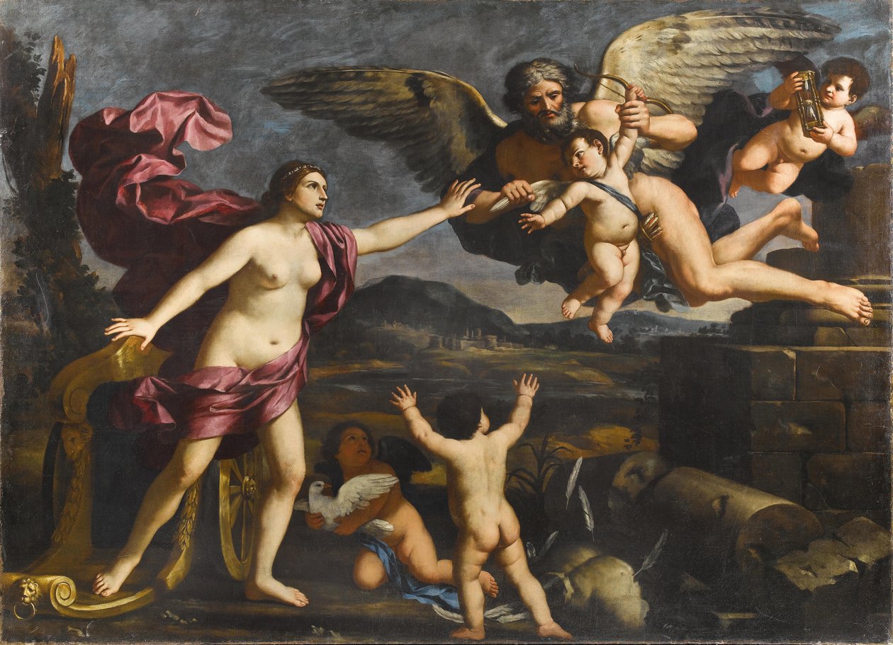 Wenus, Kupidyn i Chronos autorstwa Giacinto Gimignani