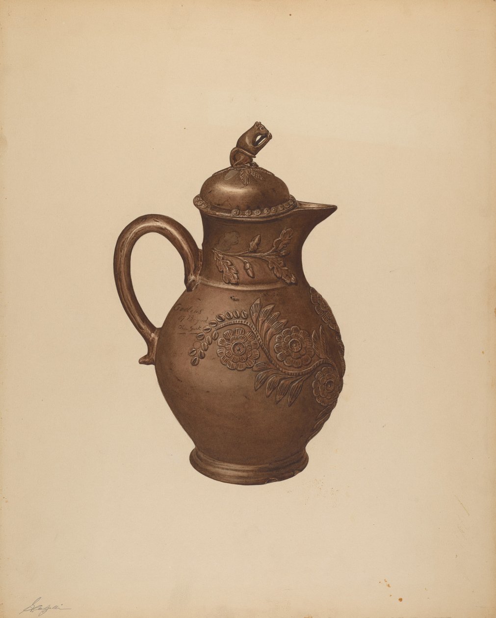 Czajnik, ok. 1940. autorstwa Giacinto Capelli