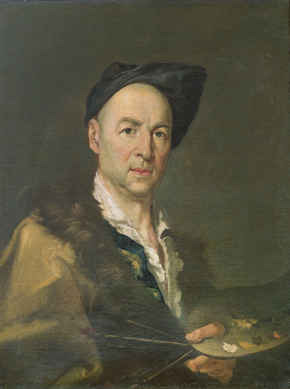 Portret malarza, 1745-1755 autorstwa Giacomo Ceruti