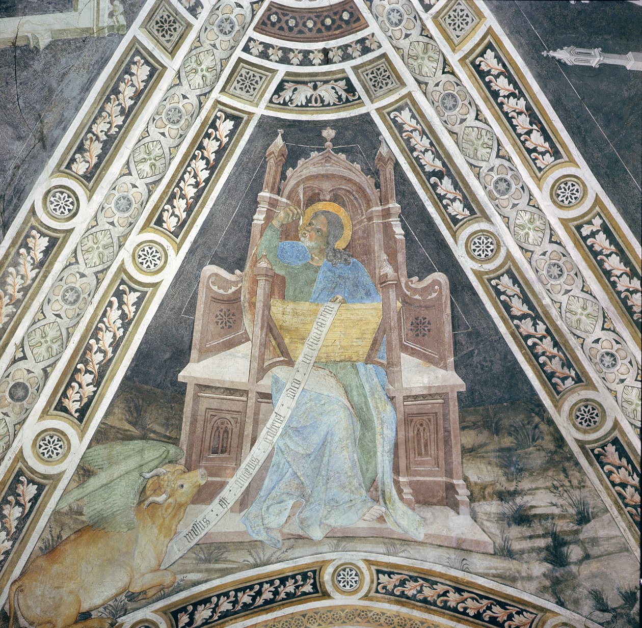 Św. Łukasz Ewangelista autorstwa Giacomo Jaquerio