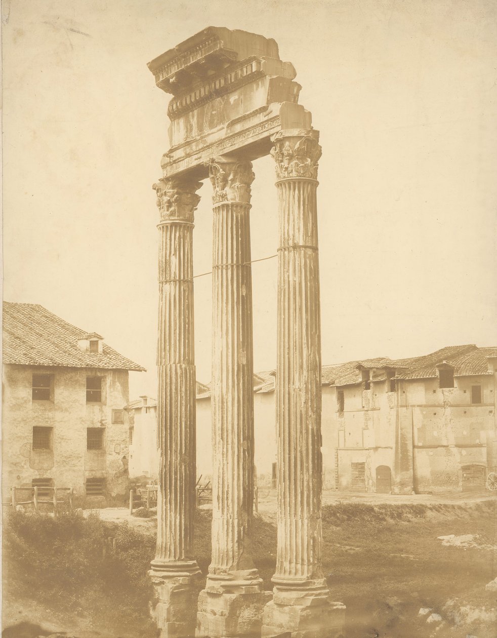 [Ruiny rzymskie], lata 60. XIX wieku. autorstwa Giacomo Caneva.