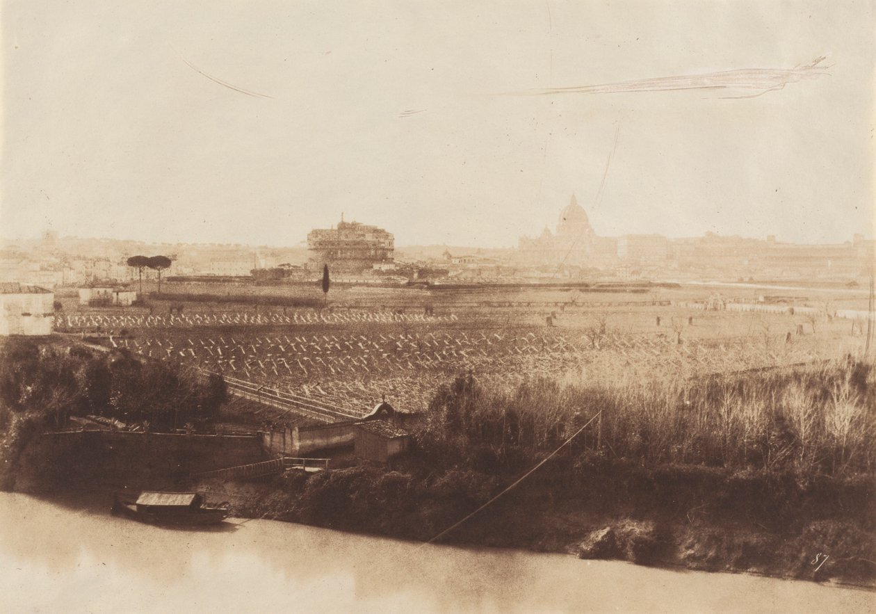 Widok na Rzym, 1857 (zdjęcie) autorstwa Giacomo Caneva