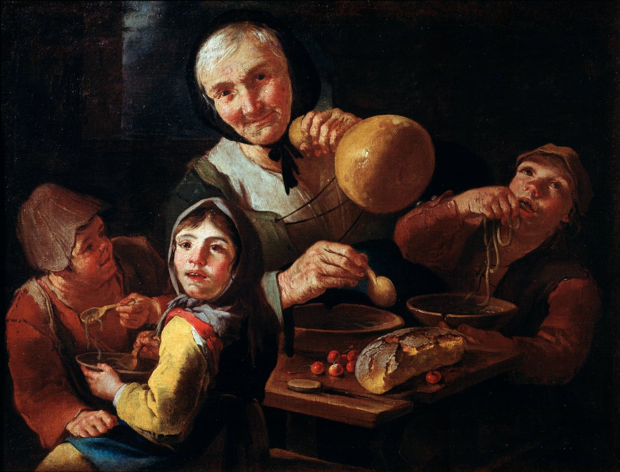 Posiłek Chłopski”. autorstwa Giacomo Francesco Cipper