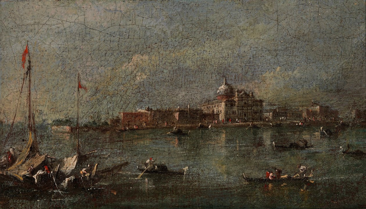Scena wenecka autorstwa Giacomo Guardi