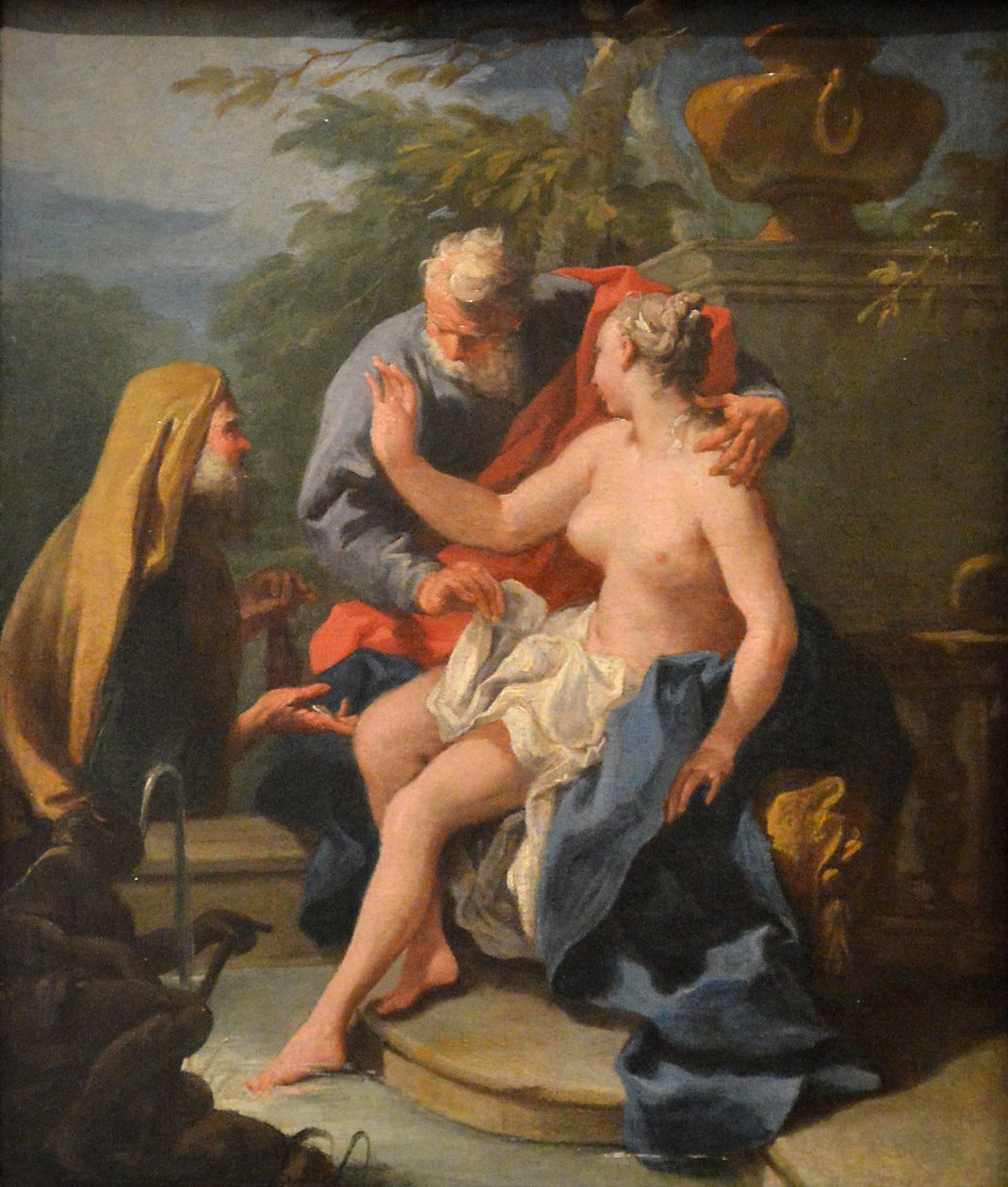 Suzanne i Starsi autorstwa Giambattista Pittoni