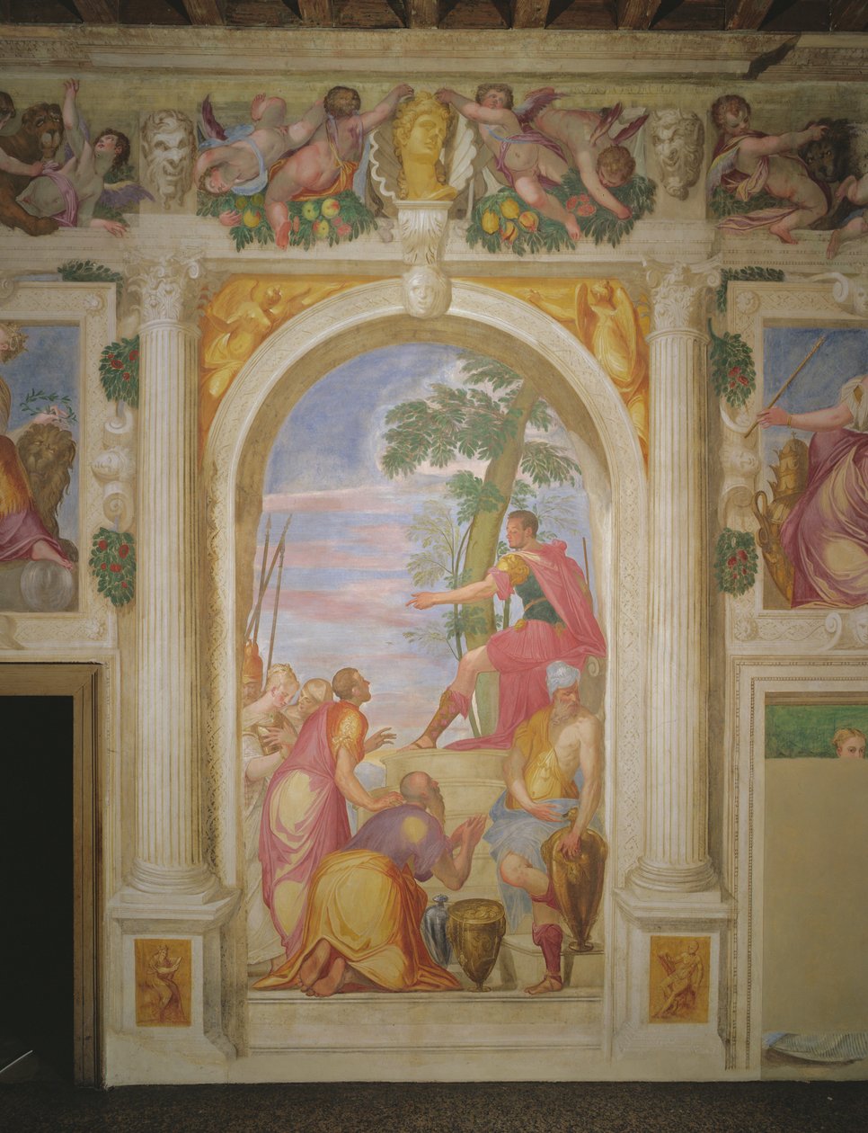 Łaskawość Scypiona autorstwa Giambattista 1526 78 Zelotti