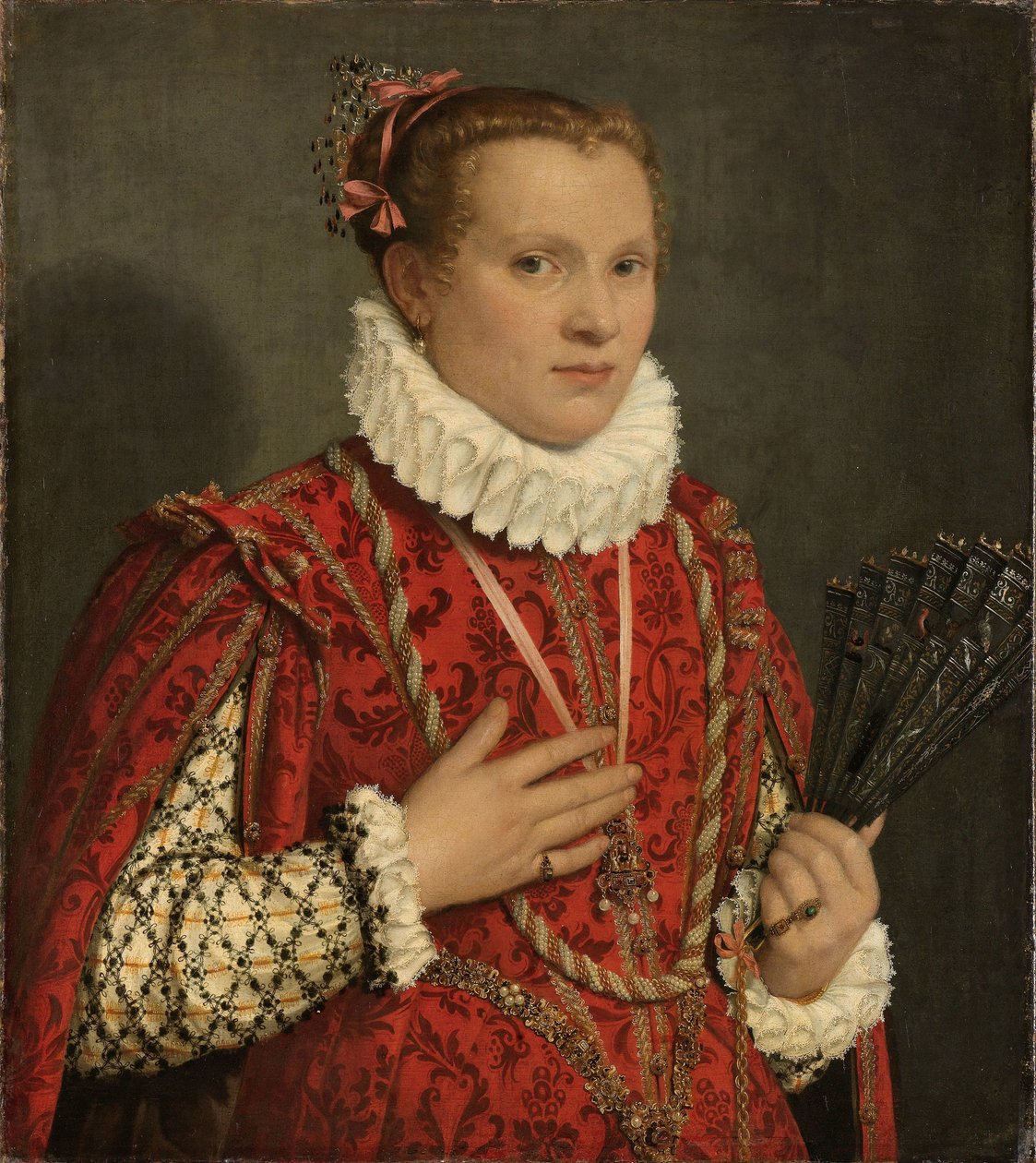Portret młodej kobiety autorstwa Giambattista Moroni
