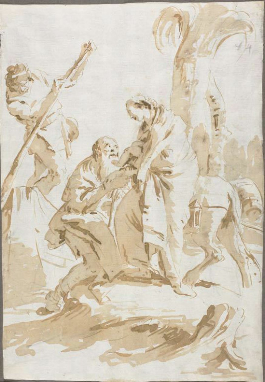 Ucieczka do Egiptu autorstwa Giambattista Tiepolo