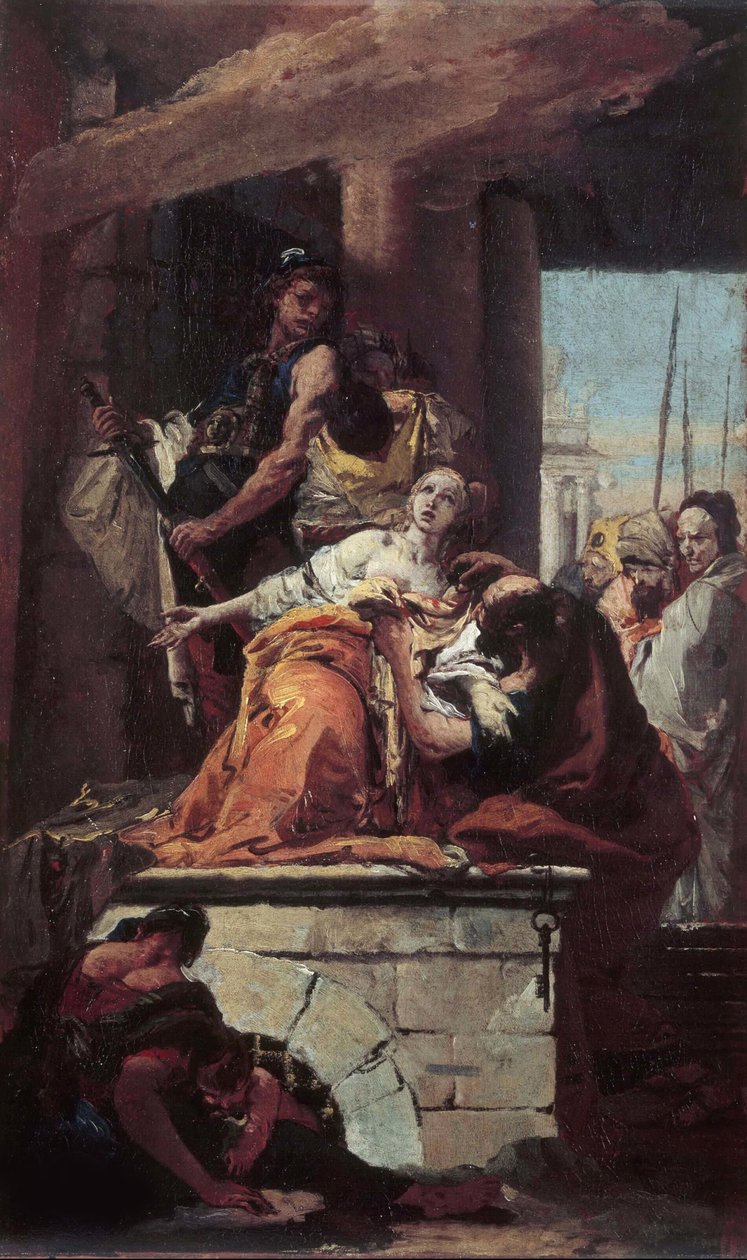Męczeństwo św. Agaty, ok. 1734 r. autorstwa Giambattista Tiepolo
