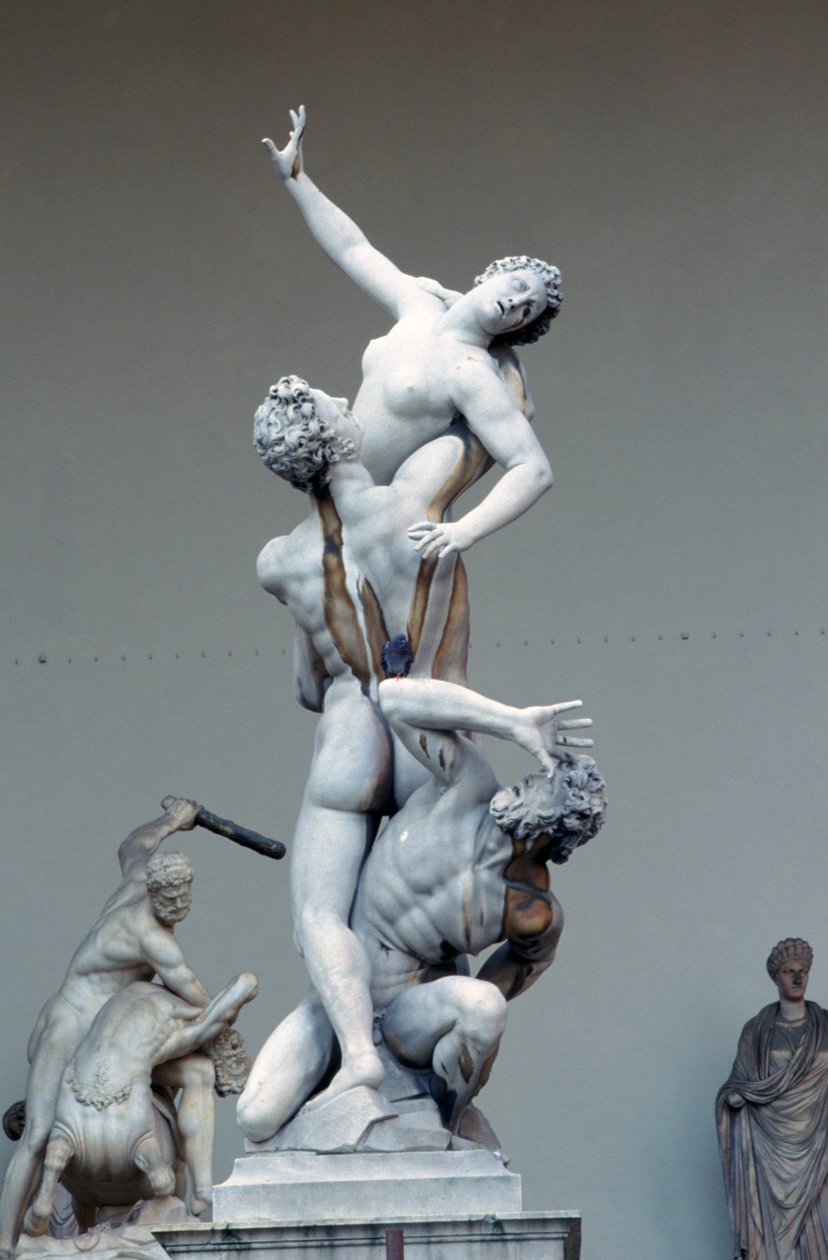 Gwałt Sabinek, ok. 1583 r. autorstwa Giambologna