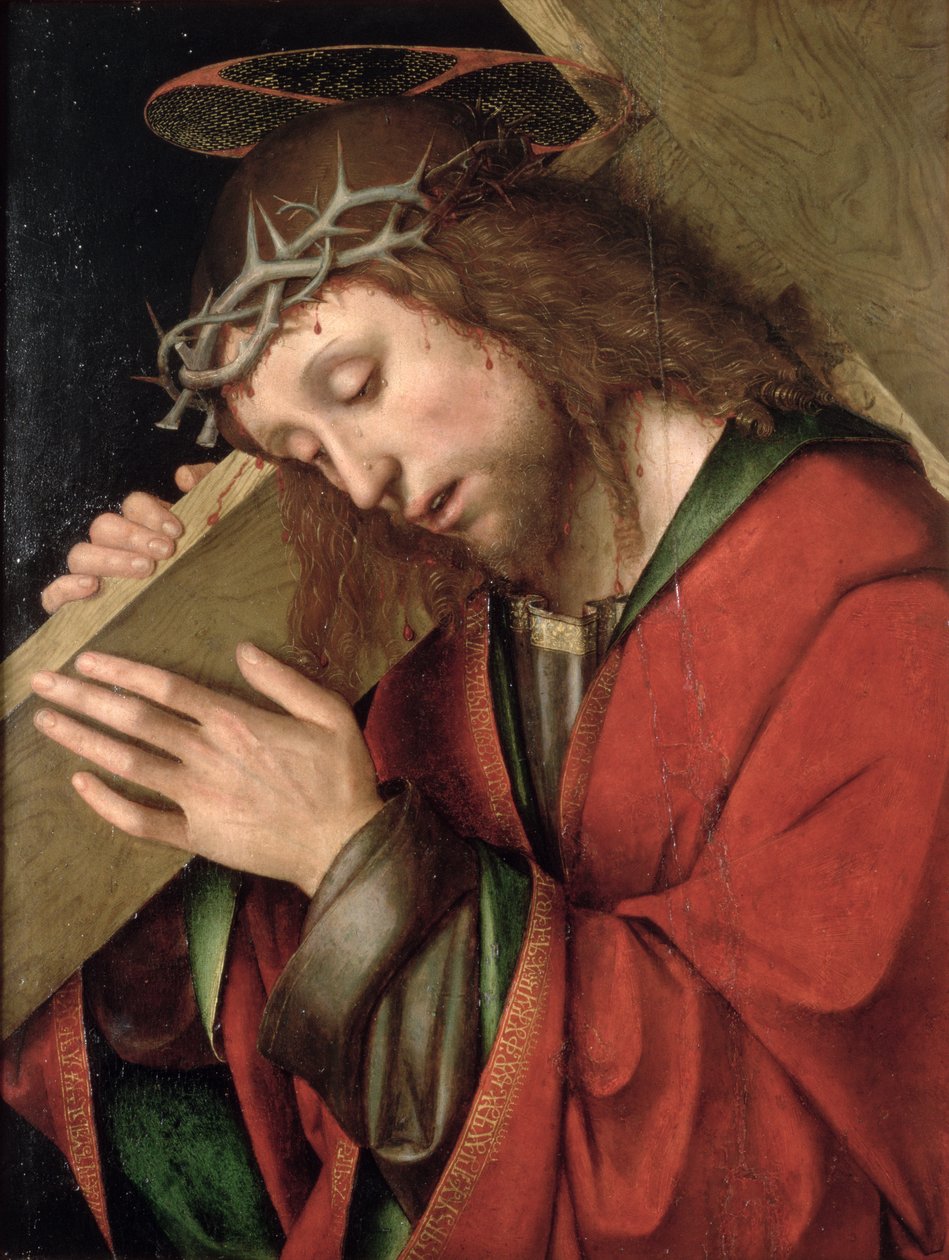 Chrystus niosący krzyż (panel) autorstwa Gian Francesco de