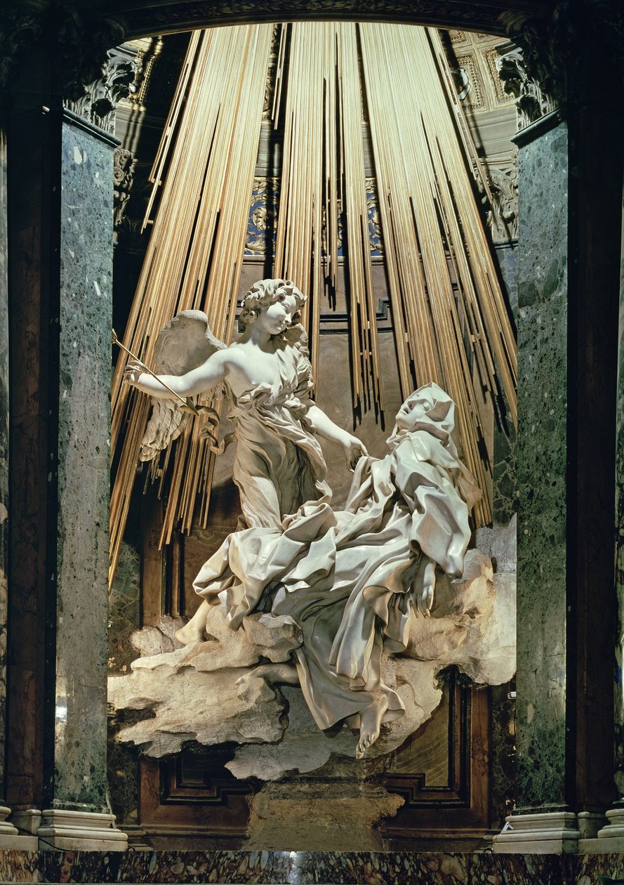 Ekstaza św. Teresy (marmur) autorstwa Gian Lorenzo Bernini