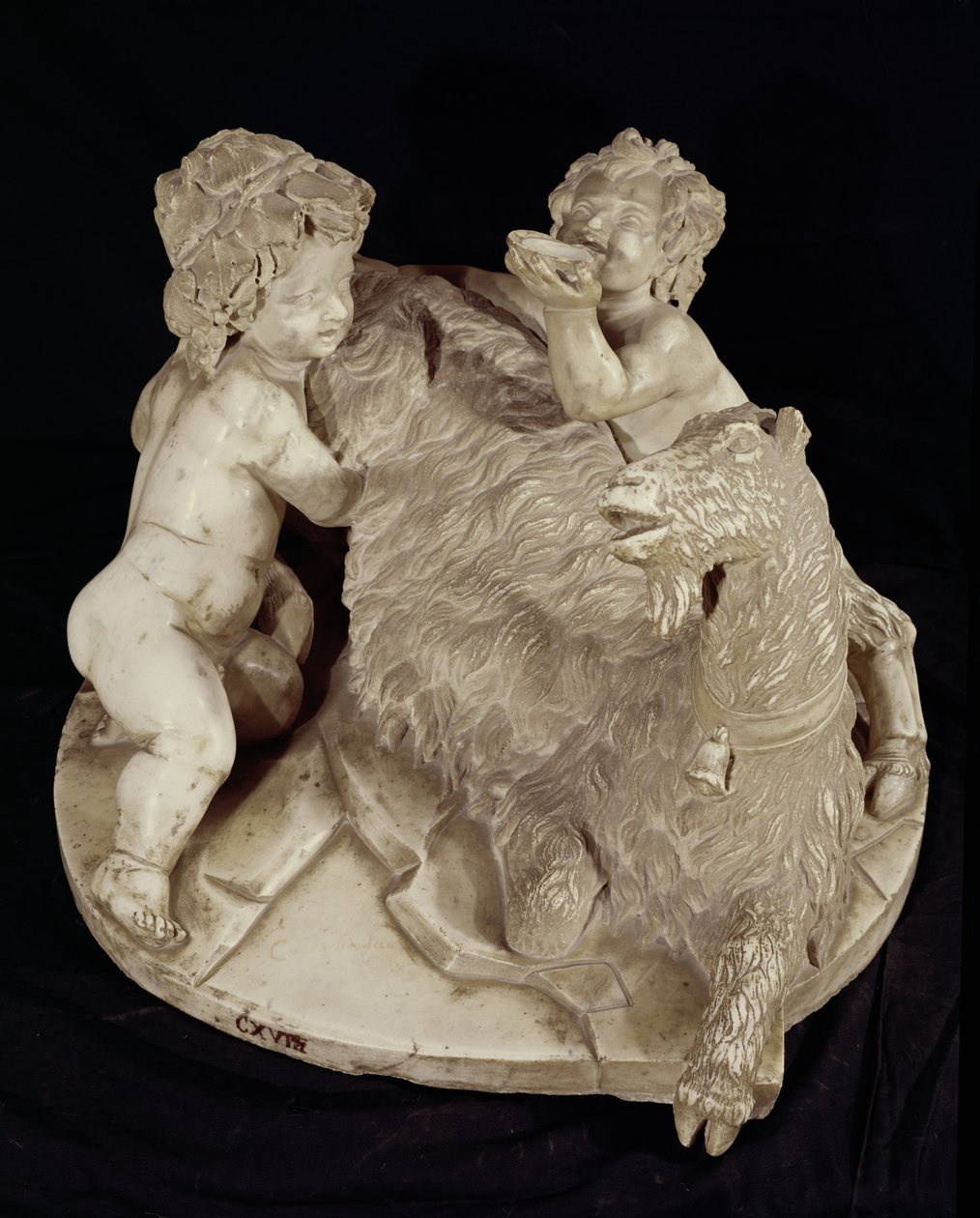 Koza Amaltea, ok. 1615 (marmur) autorstwa Gian Lorenzo Bernini