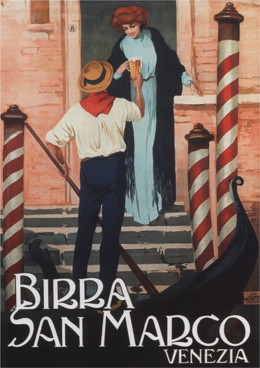 Piwo San Marco, ok. 1909 autorstwa Gian Emilio Malerba