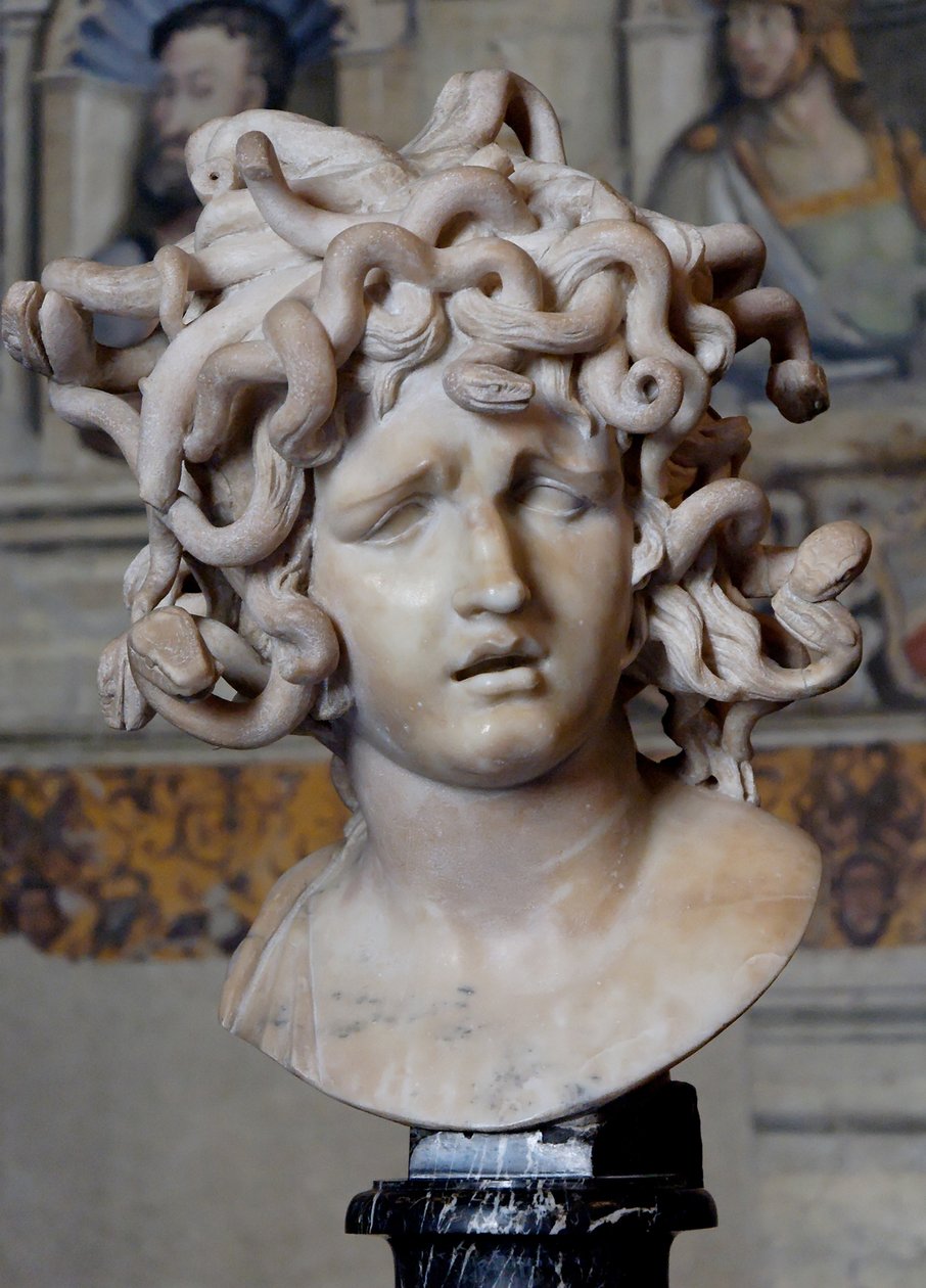 Głowa Meduzy, 1630 autorstwa Gian Lorenzo Bernini