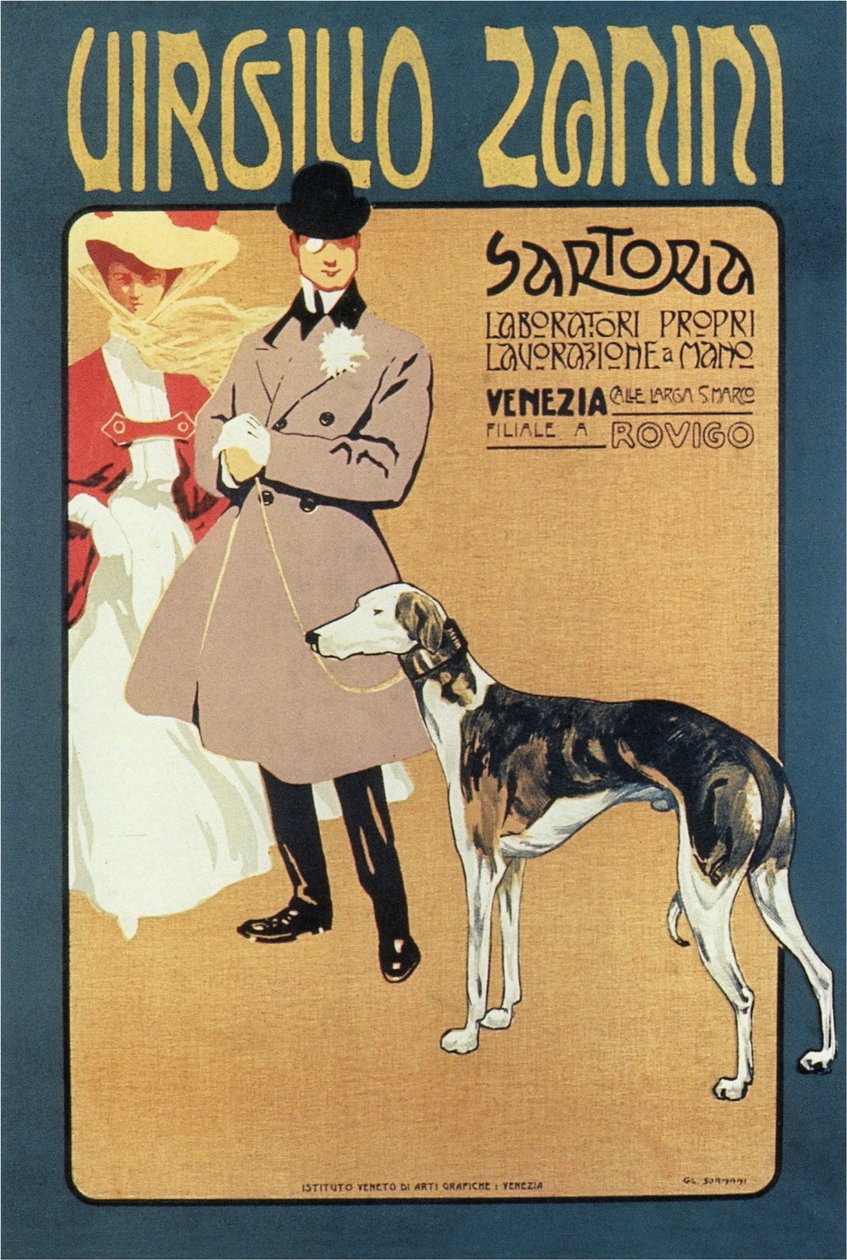 Virgilio Zanini Krawiectwo, 1900 autorstwa Gian Luciano Sormani