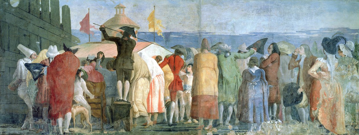 Nowy Świat, fresk 1791-97) (patrz także 230499) autorstwa Giovanni Domenico Tiepolo