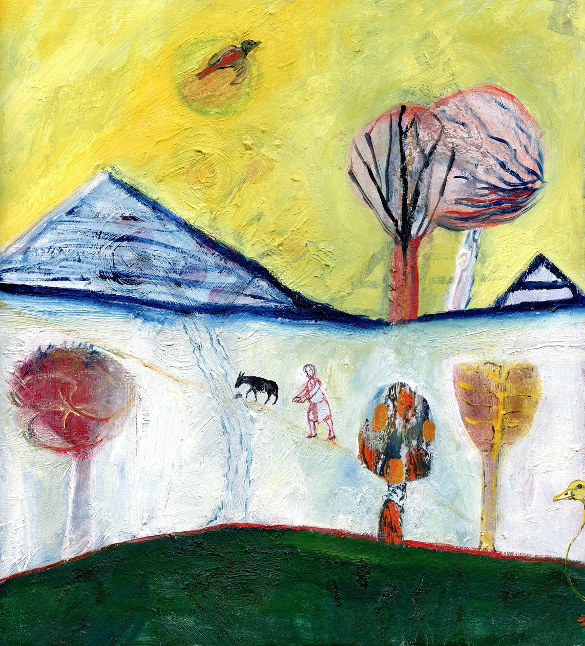 Moja kaczka, 2004, (olej na papierze) autorstwa Gigi Sudbury