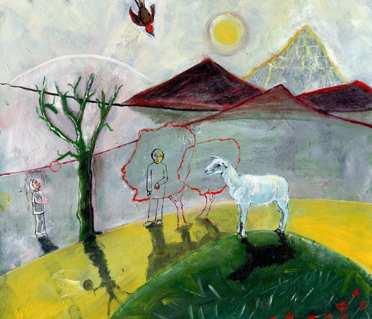 Dzień Jabłka, 2004 (olej na papierze) autorstwa Gigi Sudbury