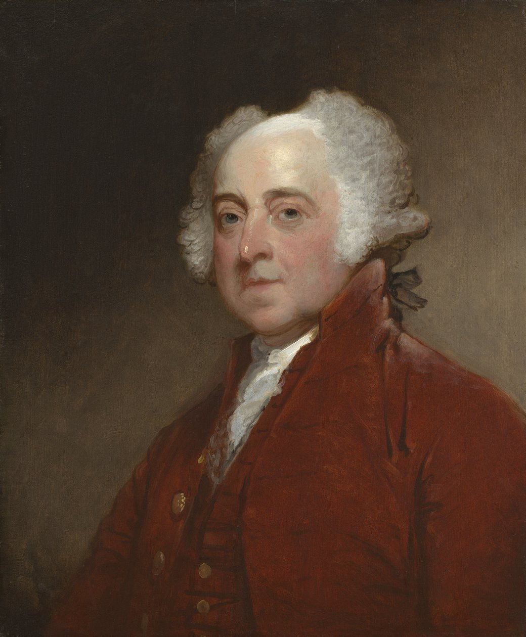 John Adams, ok.1821 (olej na drewnie) autorstwa Gilbert Stuart