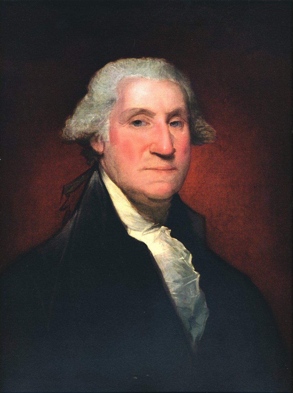 „George Waszyngton”, 1795 autorstwa Gilbert Charles Stuart